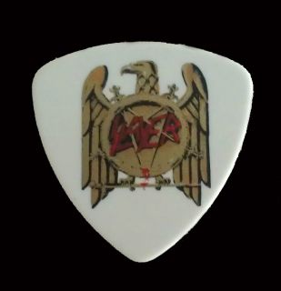 Slayer 2012 White Tom Araya Guitar Pick