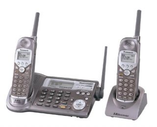   KX TG5110M Digital Cordless Phone System w Answering 3 Handsets