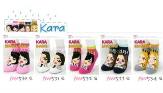 Super Star k pop Character Socks / KARA