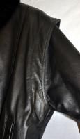 Bernini Mens Black Genuine Mink Leather Reversible Jacket Size SM Med 