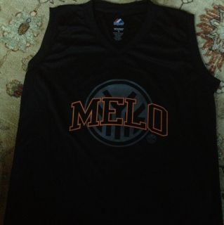   Majestic New York Knicks Carmelo Anthony MELO NYK W Picture Jersey Wow
