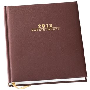 2013 Hardbound Appointment Book Pocket Diary