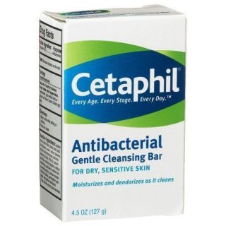 Cetaphil Gentle Antibacterial Cleansing Bar Soap