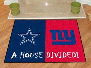  & New York Giants NFL House Divided 34 x 45 Area Rug Floor Mat