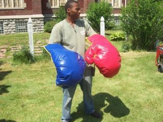 Boxing Rink Arena Bouncy Boxing Giant Boxing Gloves Bounce House 