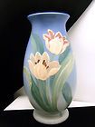 Weller Pottery 10 1 2 Ardsley Iris Five Step Vase