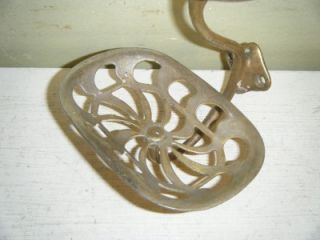 Antique Vintage Art Brass Co NY Wall Mounted Soap Holder Dish