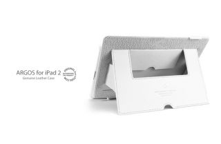 SGP iPad 2 Leather Case Argos Series White