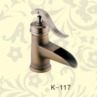 Vessel Sink Faucet in Antique Brass Finish New