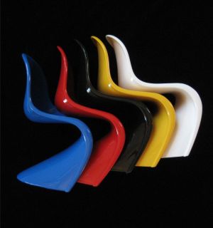 Vitra Design Museum Panton Chair Set 5 Colors 1 6 Original Wood Box 
