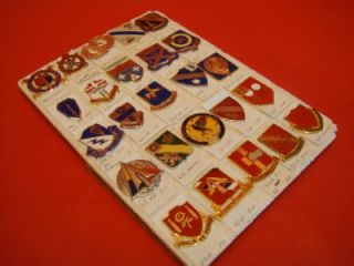 25 US MILITARY DISTINCTIVE UNIT INSIGNIA PINS ~ POST WWII TO POST 