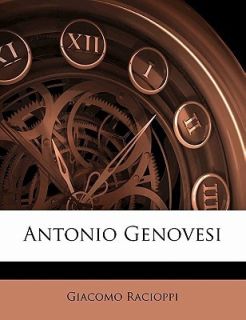 Antonio Genovesi by Racioppi Giacomo Paperback
