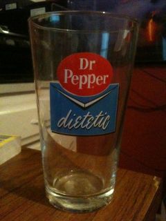 Extremely RARE Dr Pepper Dietetic Soda Fountain Glass