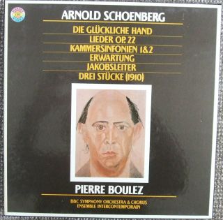 Arnold Schoenberg Pierre Boulez 79349 CBS 3 LP 33 RPM