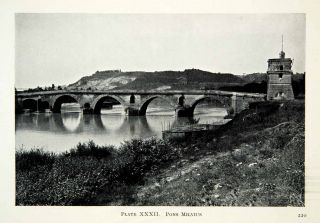   Pons Milvius Milvian Padlock Bridge Ponte Rome Italy Tiber River Arch