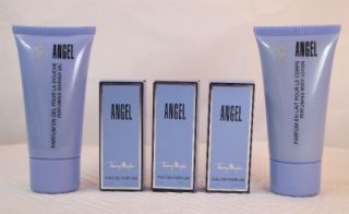   Thierry Mugler EDP 3 Boxed Spray Samples Shower Gel Body Lotion