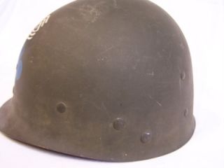 US Army Helmet Shell Liner Korea Early Viet Nam Era Very Nice Clean 