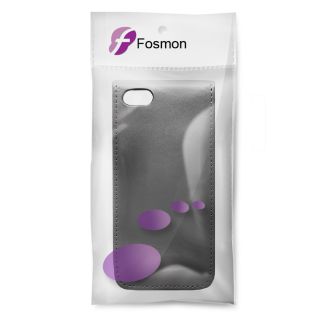 NEW Flip Leather Protector Case for Apple iPhone 5 (Black)