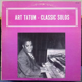 Art Tatum Classic Solos LP Mint QSR 2402 Vinyl Record