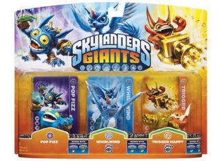 New Skylanders Giants Granite Legendary 3 Packs Series 2 Choose from 