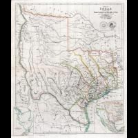 00574 map of the republic of texas john arrowsmith s map of texas 