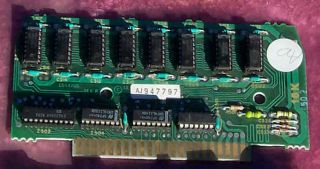 ram printed circuit board tested with all 16k ram board parts made and 