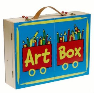 Art Set Wooden Art Box Supplies Kit Kids Drawing 113 PC