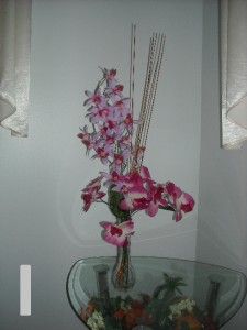   on Beautiful Mixed Cymbidium Orchid Artificial Flower Arrangement