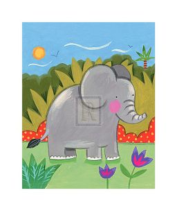Sophie Harding Baby Elephant Cute Childrens Print