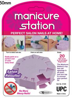 MANICURE STATION PERFECT NAIL SALON RESULTS AS SEEN ON T V NEW