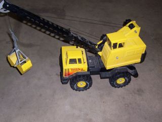   Dump Truck Cement Concrete Mixer Crane Lot Tonkas Toys Vintage