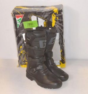 Gaerne Size 9 Black G Adventure Motorcycle Boots 2525