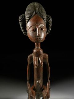 Feine Ashanti Statue Ghana Aus Alter Sammlung