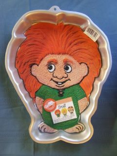 Wilton Cake Pan Mold Troll 2105 6712 1992 Excellent Condition Insert 