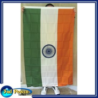 India Flag 3 x 5 ft Ashoka Chakra Indian Double Sided