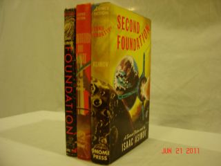 The Foundation Trilogy by Isaac Asimov Gnome Press SF