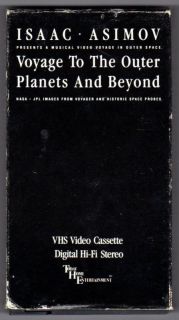 Isaac Asimov Voyage to The Outer Planets Beyond VHS