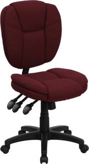   Multi Function Swivel Tilt Home Office Desk Task Armless Chairs