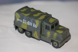   Army Military Truck MTG 01 GH 86 on Side Hard to Find Old Toy