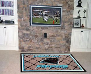 nEw NFL CAROLINA PANTHERS AREA RUG  Football Sports Accent Carpet Door 