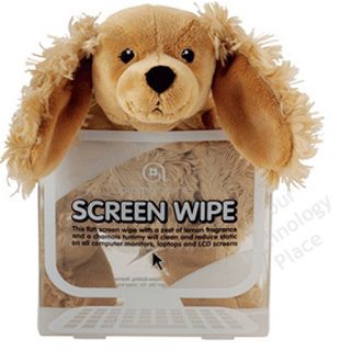 Aroma Home Computer Care Screen Wipe Cleaner Chamois Spaniel