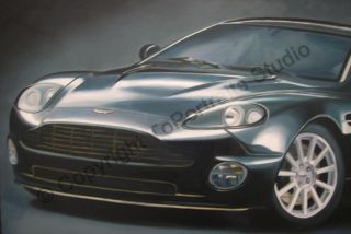 Aston Martin Vanquish s V12 2004 Canvas Oil Painting