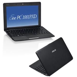 Asus Eee PC1001PXD 10 Netbook N455 1g 250GB Win7 Black