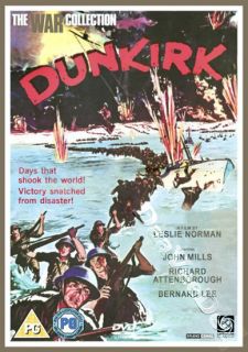 Dunkirk New PAL DVD John Mills Richard Attenborough