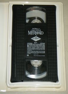 Little Mermaid VHS Movie Walt Disney 1989 Jodi Benson Samuel E Wright 