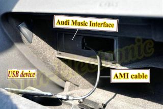 Micro USB to Audi Interface Ami MMI for Samsung HTC Cellphone  