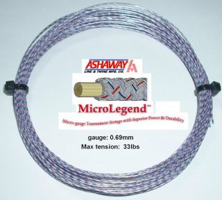 10 Ashaway Microlegend or Micropower Badminton String