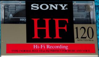 Sony HF 120 SEALED Blank Cassette Audio Tape