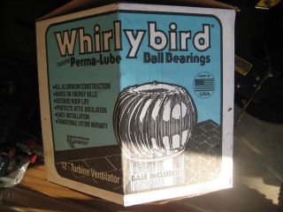Whirlybird Turbine Roof Vent 12 Ventilation Attic Fan