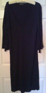 Ashley Stewart Little Black Dress w Flutter Sleeves Size 3X 4ADOPTION 